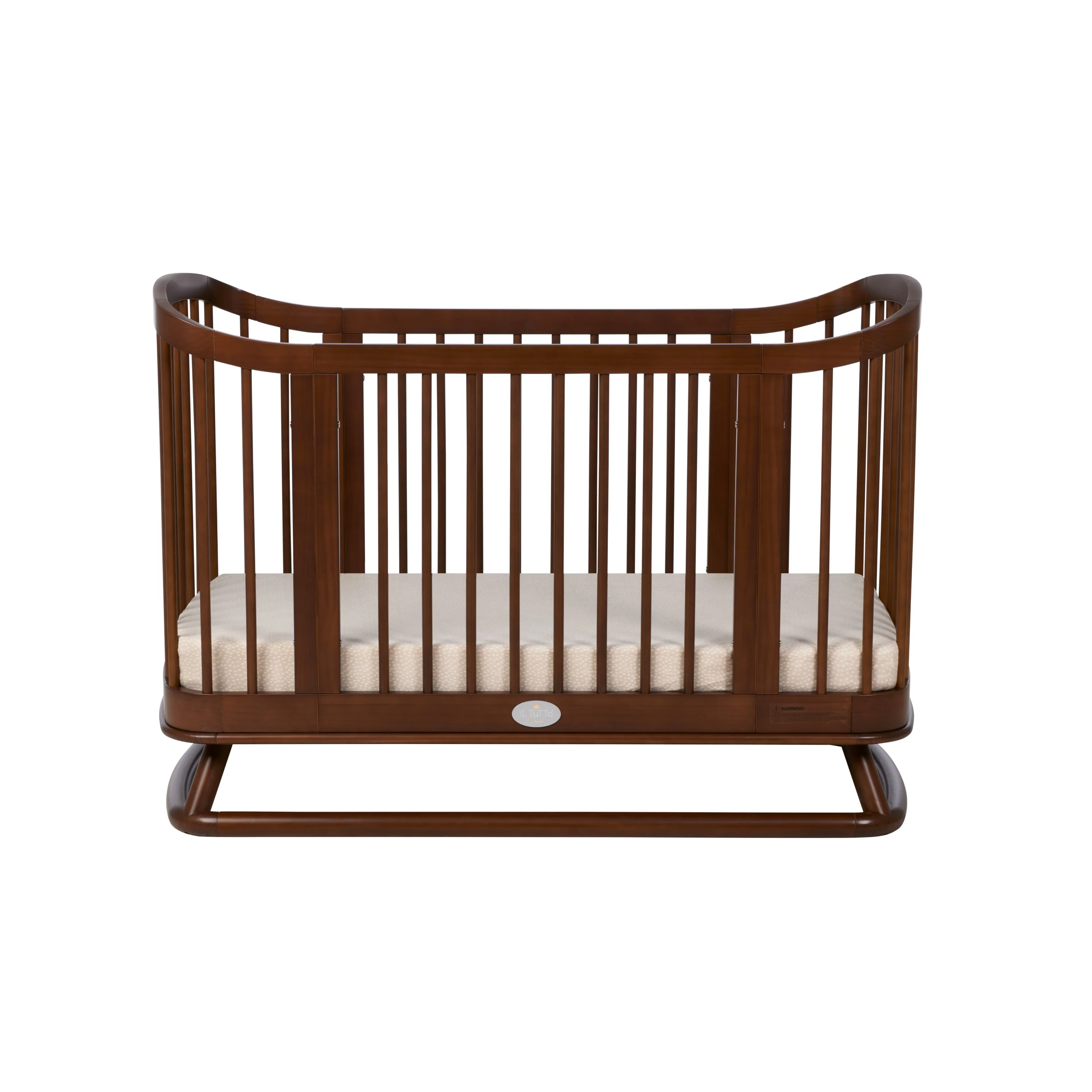 Luca Sustainable Timber Cot in Walnut - Image 10
