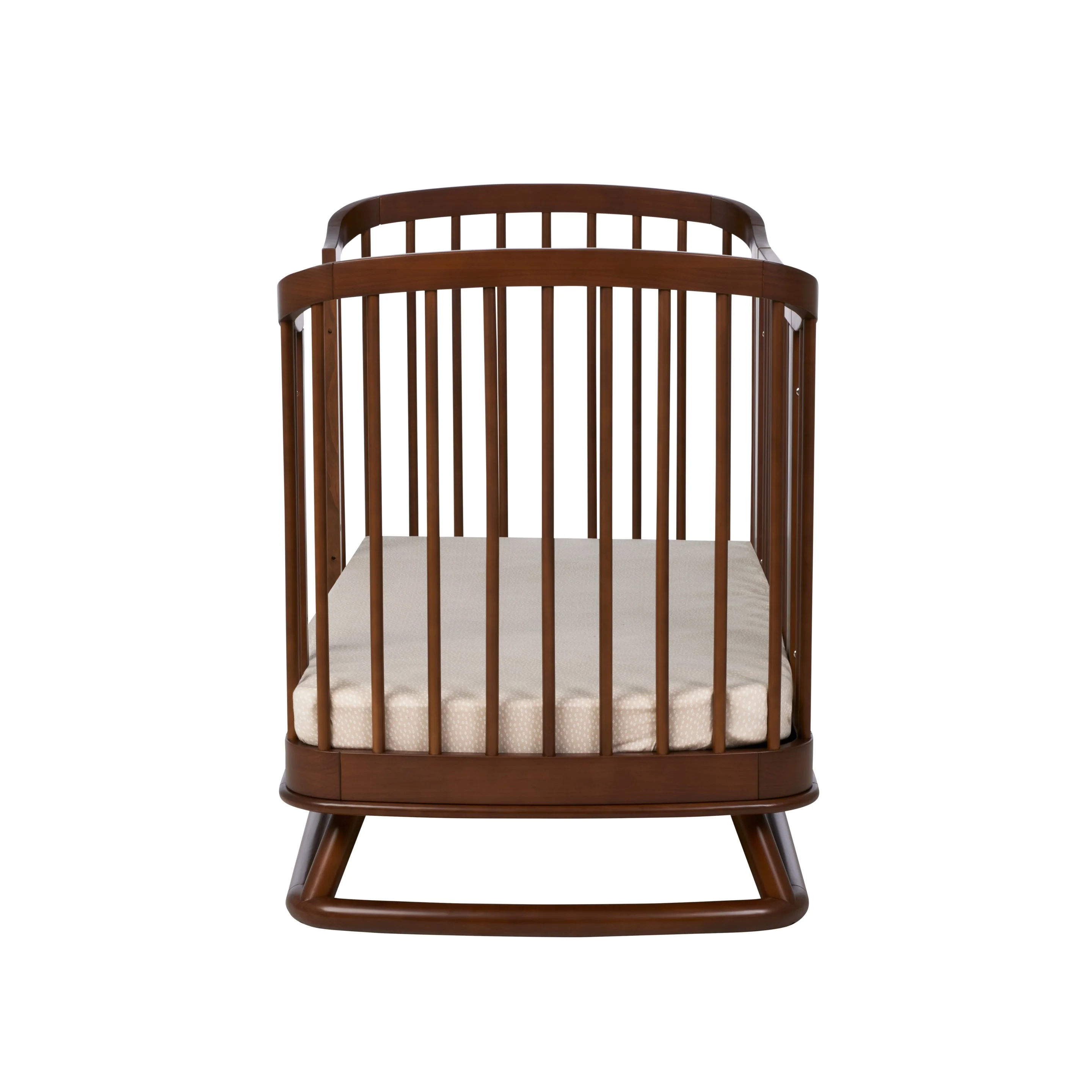 Luca Sustainable Timber Cot in Walnut - Image 14