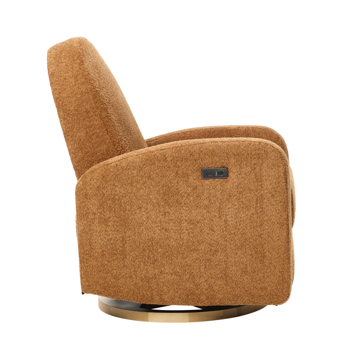 Maya Electric Recliner Glider Nursery Chair in Vintage Rust - Image 3