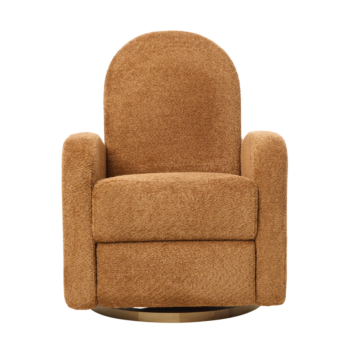 Maya Electric Recliner Glider Nursery Chair in Vintage Rust - Image 6