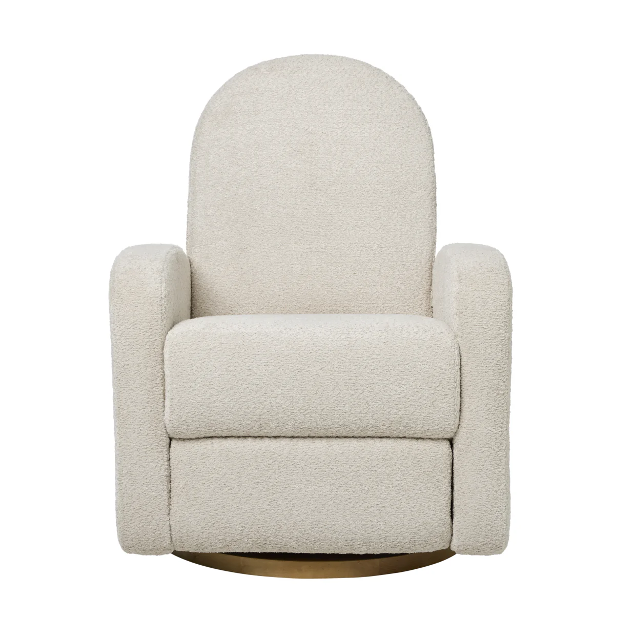 Maya Electric Recliner Glider Nursery Chair in Warm Beige - Image 6