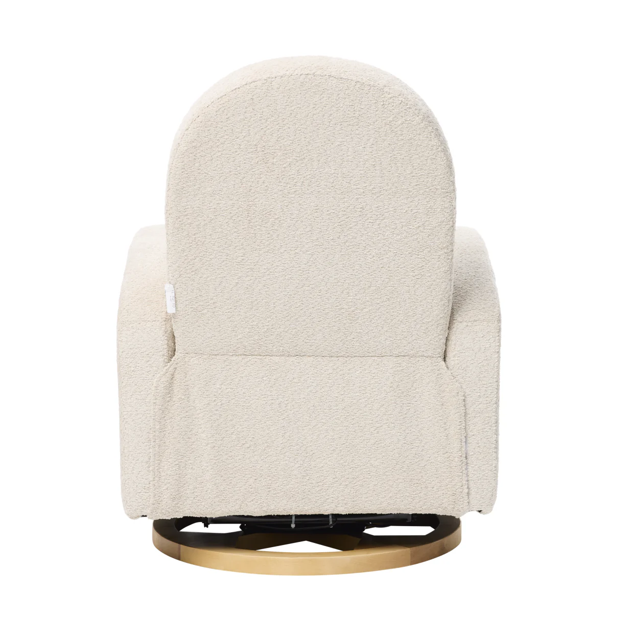 Maya Electric Recliner Glider Nursery Chair in White Mist - Image 7