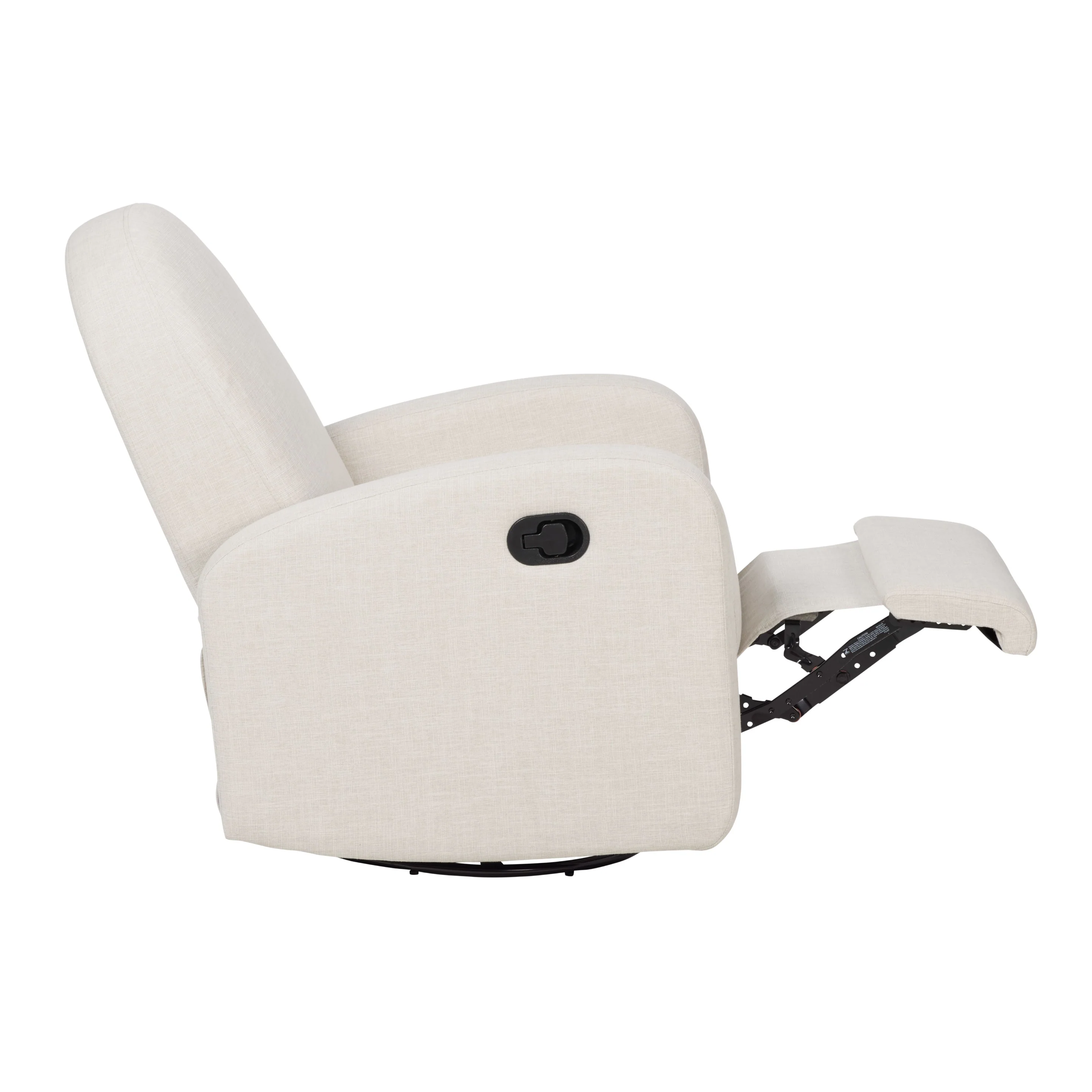 Maya Recliner Glider Nursery Chair in Eggshell - Image 10