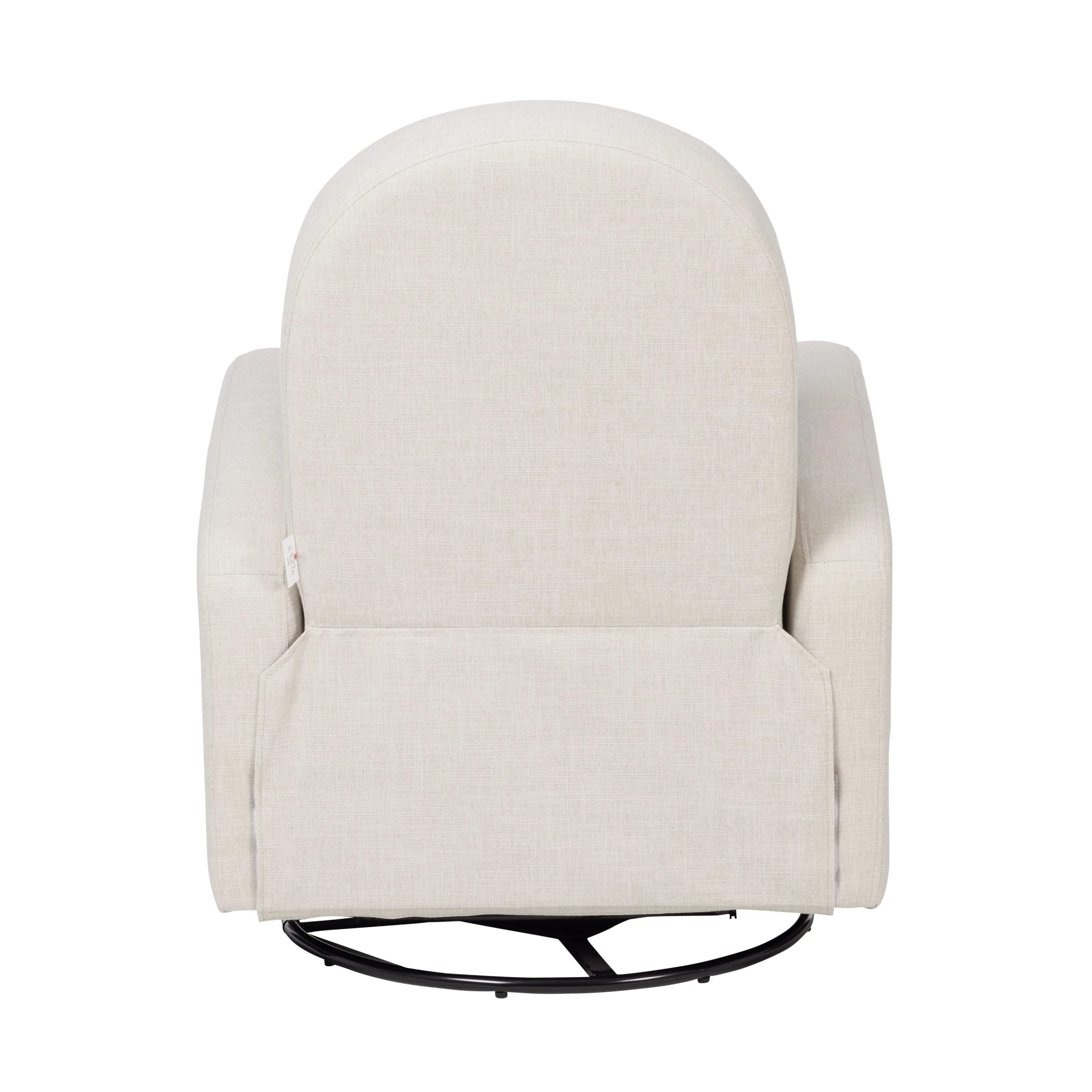 Maya Recliner Glider Nursery Chair in Eggshell - Image 12