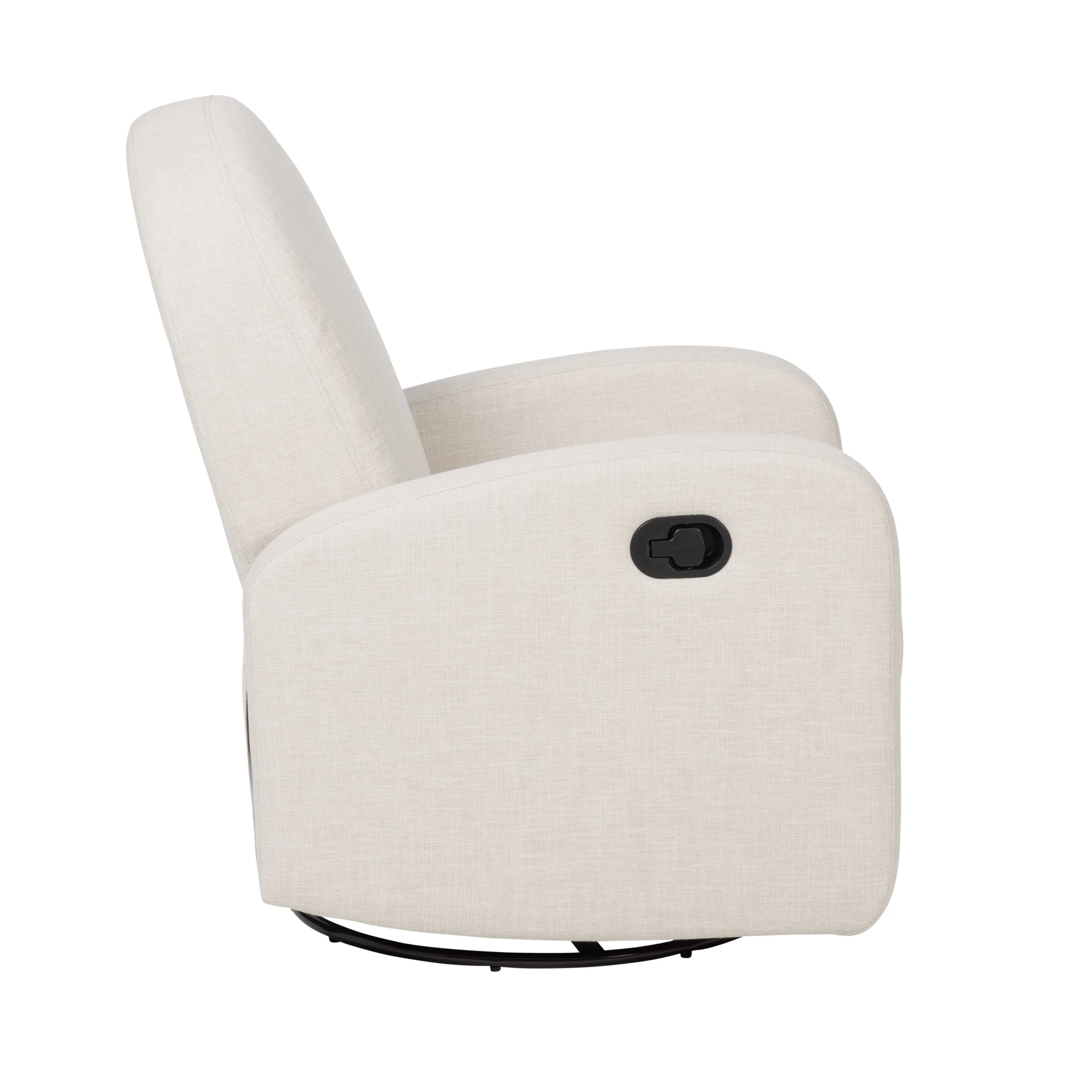 Maya Recliner Glider Nursery Chair in Eggshell - Image 8