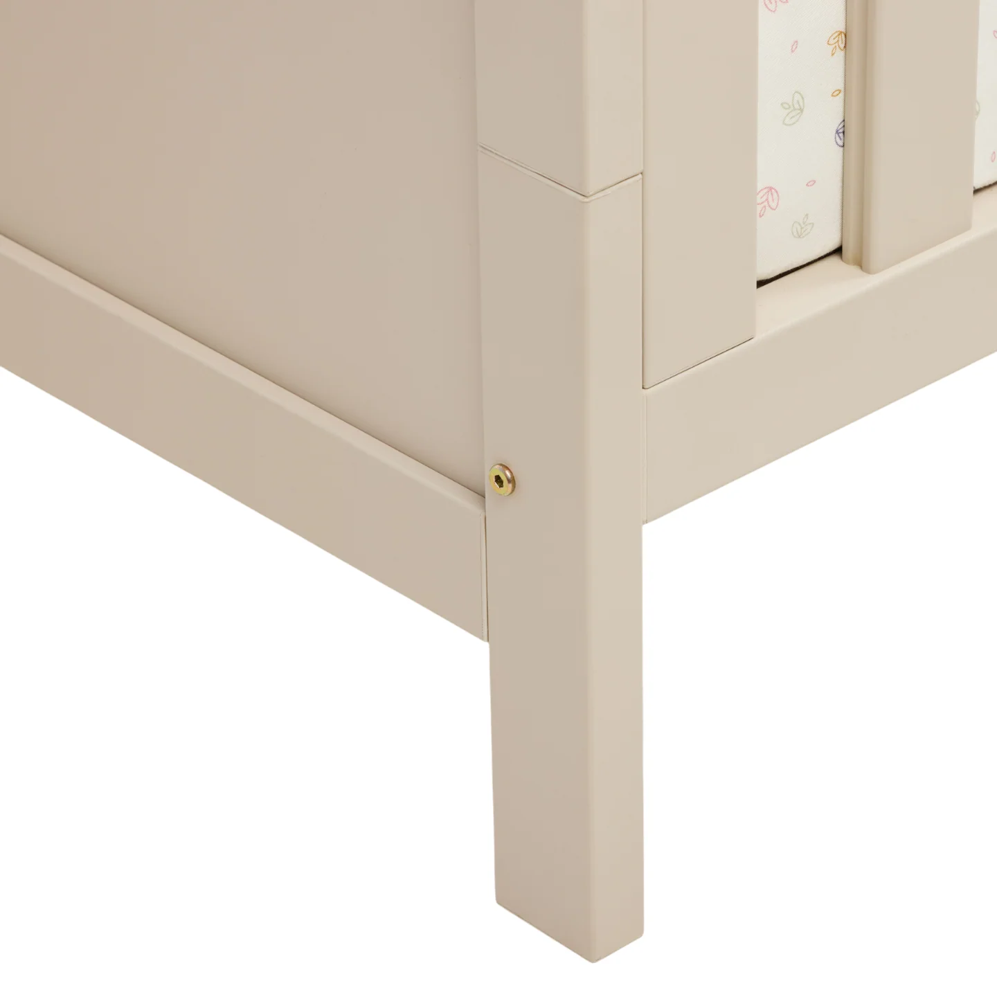 Misha Cot in Mushroom & Golden Oak - Image 12