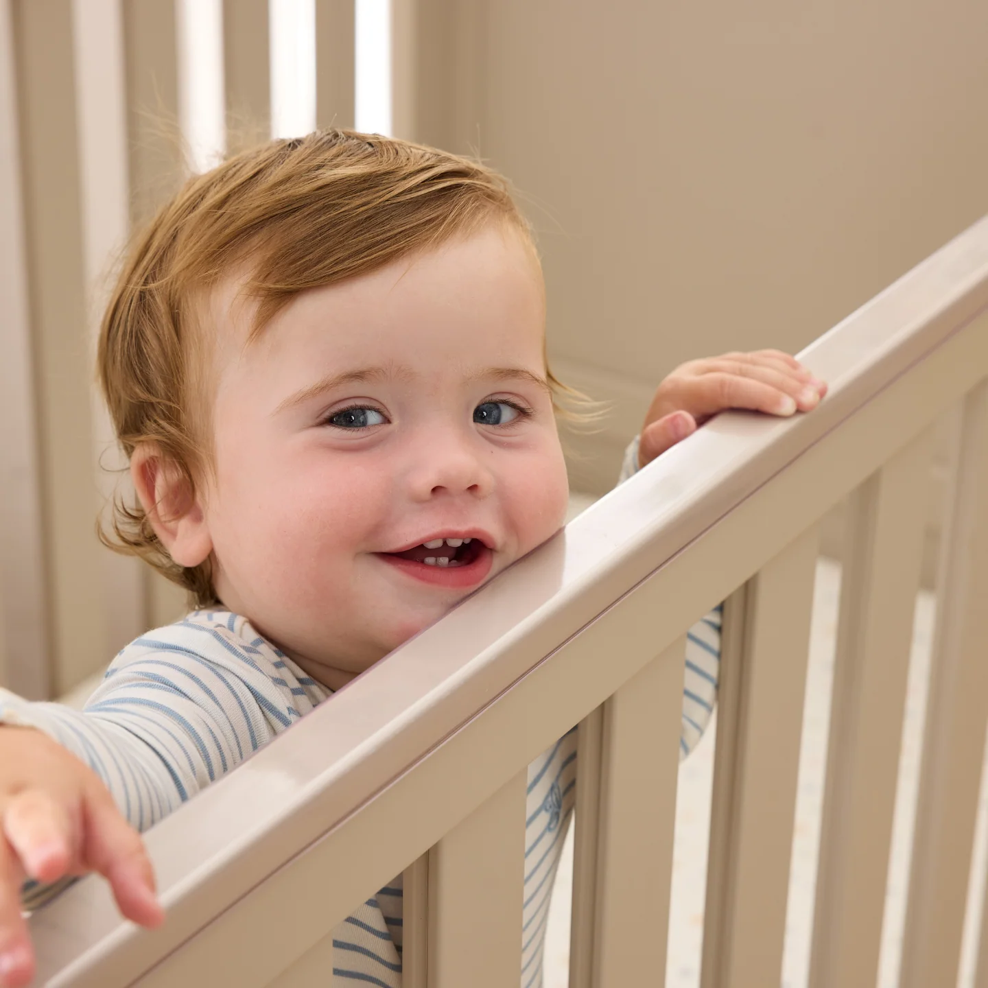 Misha Cot in Mushroom & Golden Oak - Image 5