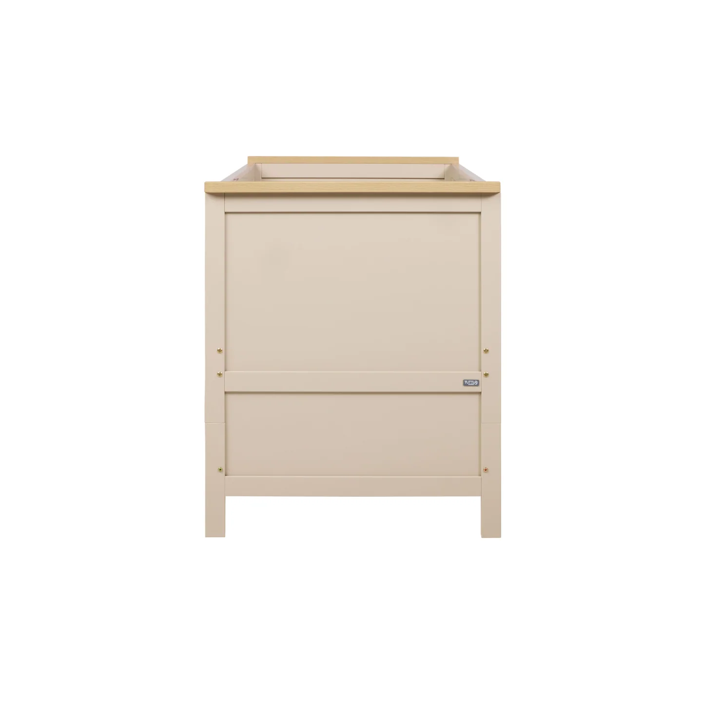 Misha Cot in Mushroom & Golden Oak - Image 8