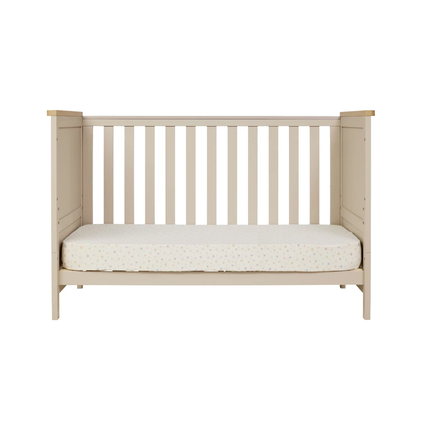 Misha Cot in Mushroom & Golden Oak - Image 9