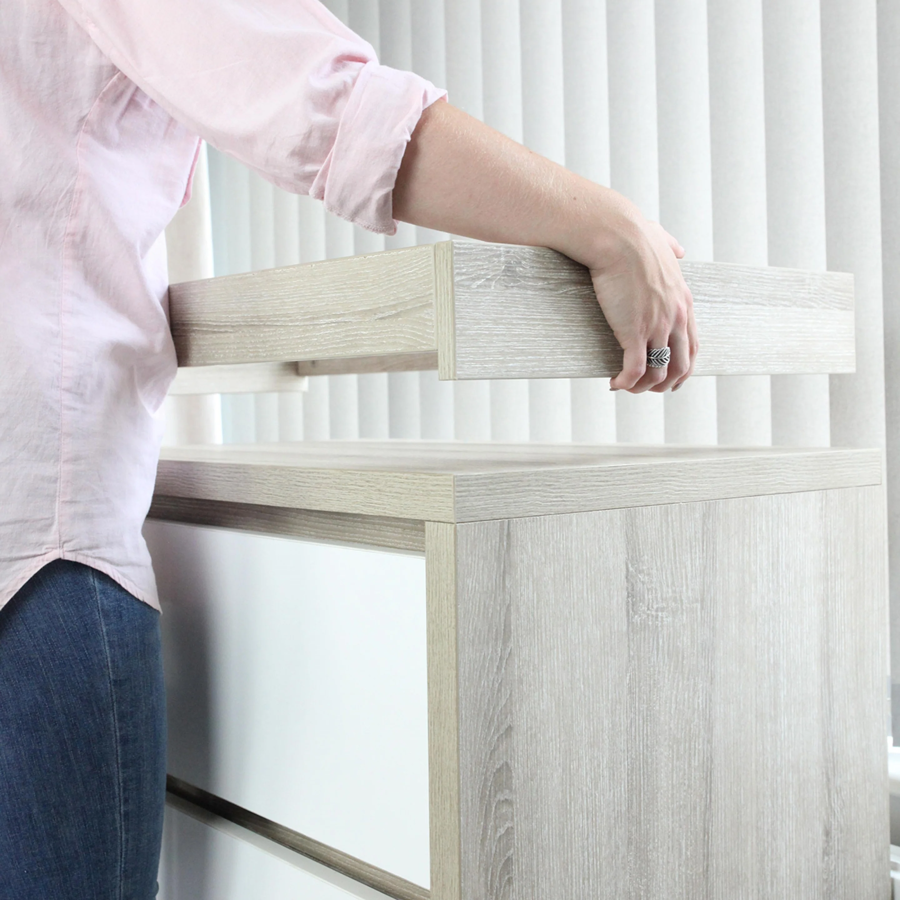 Modena Chest and Changer in Oak White - Image 4