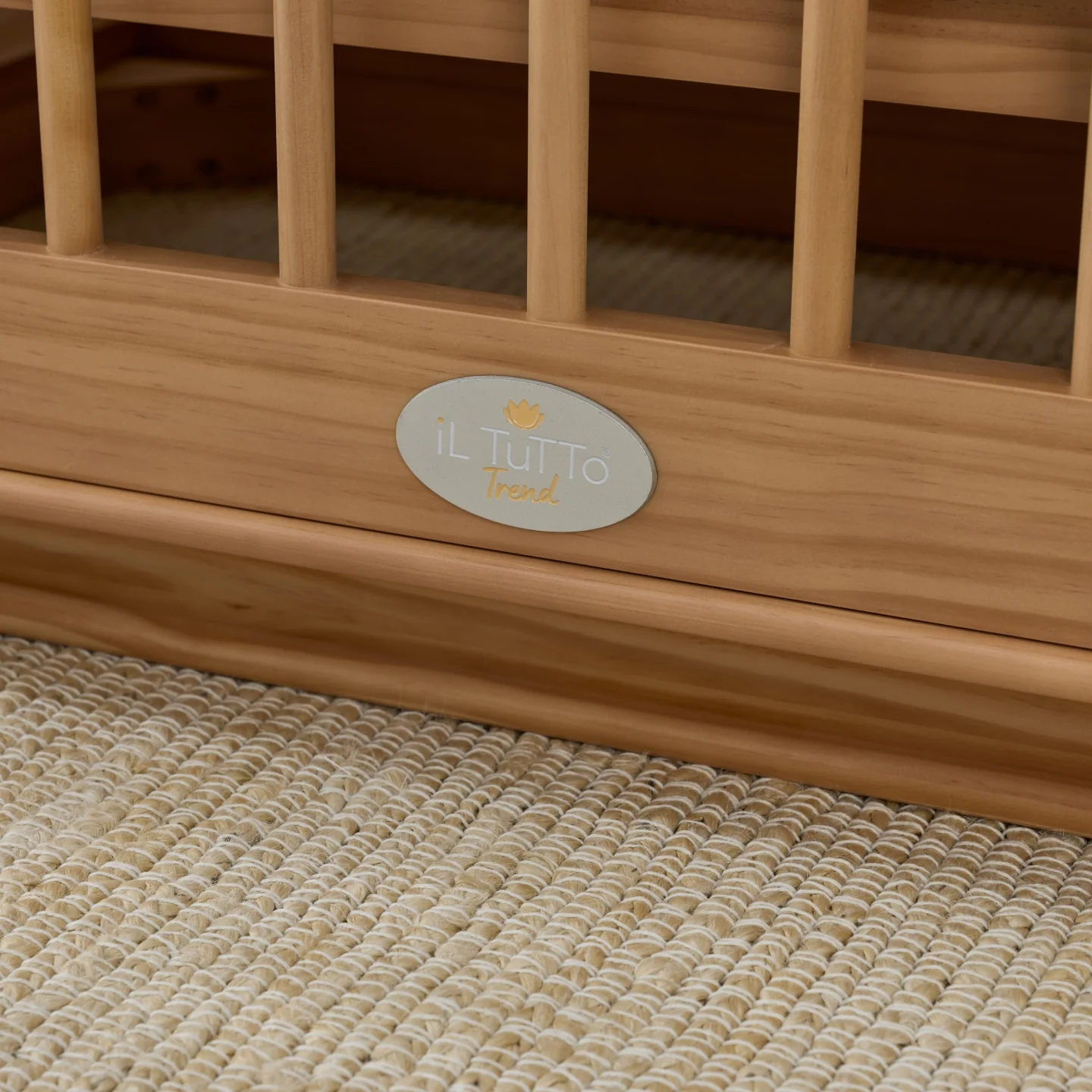 Ollie Sustainable Timber Cot in Natural - Image 13