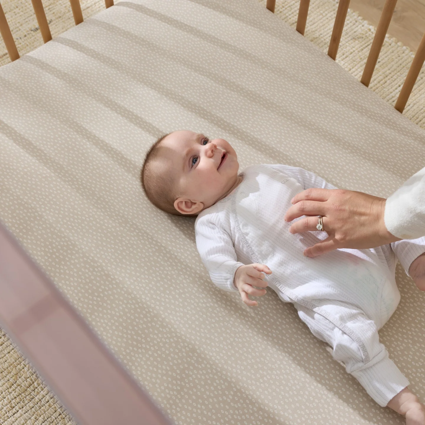 Ollie Sustainable Timber Cot in Natural - Image 6