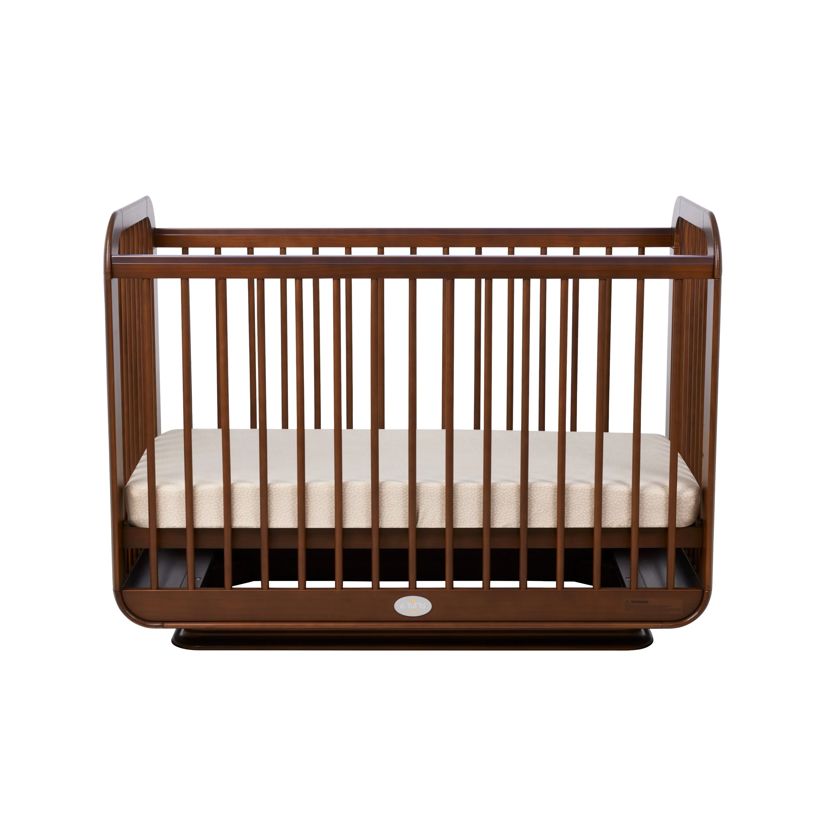 Ollie Sustainable Timber Cot in Walnut - Image 8