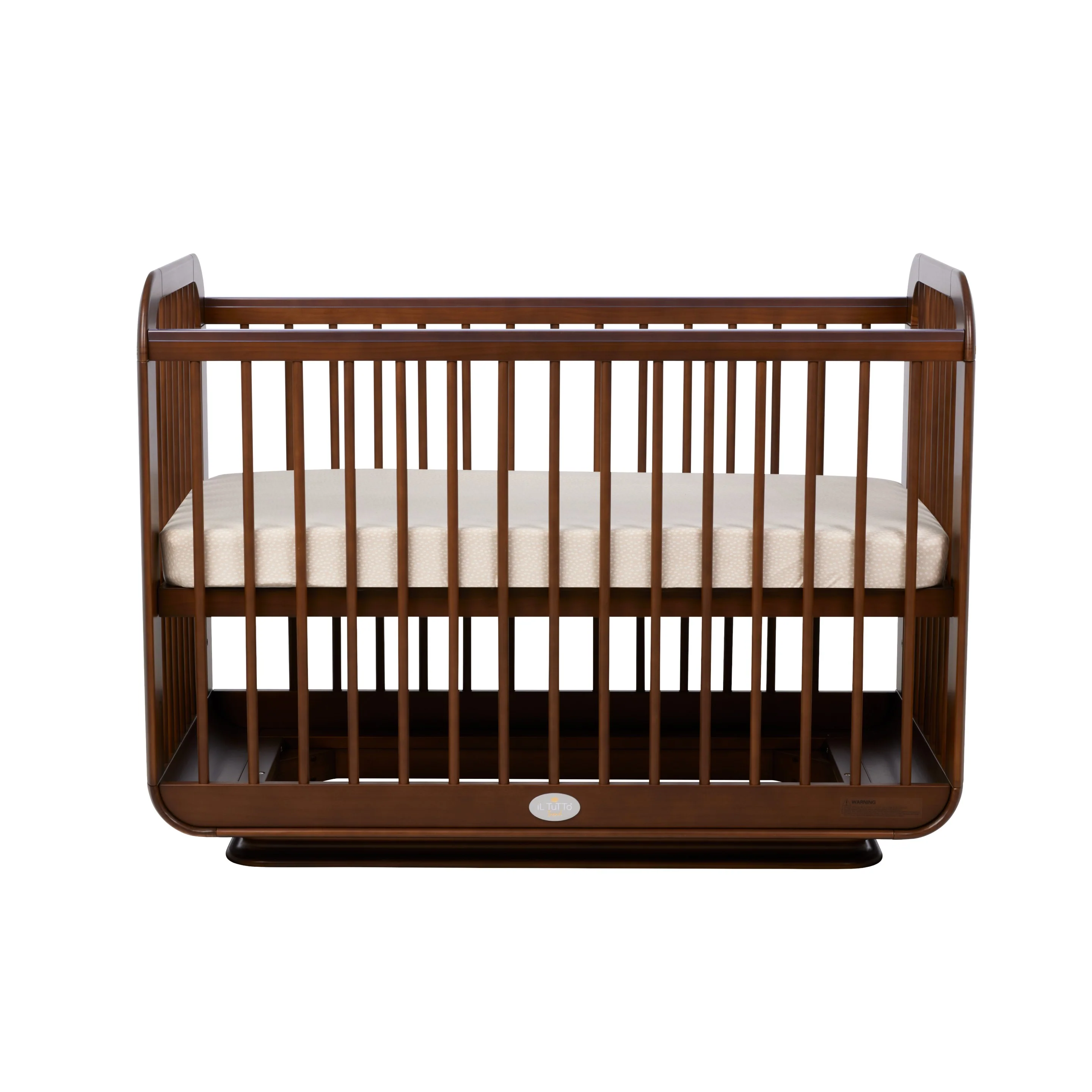Ollie Sustainable Timber Cot in Walnut - Image 9