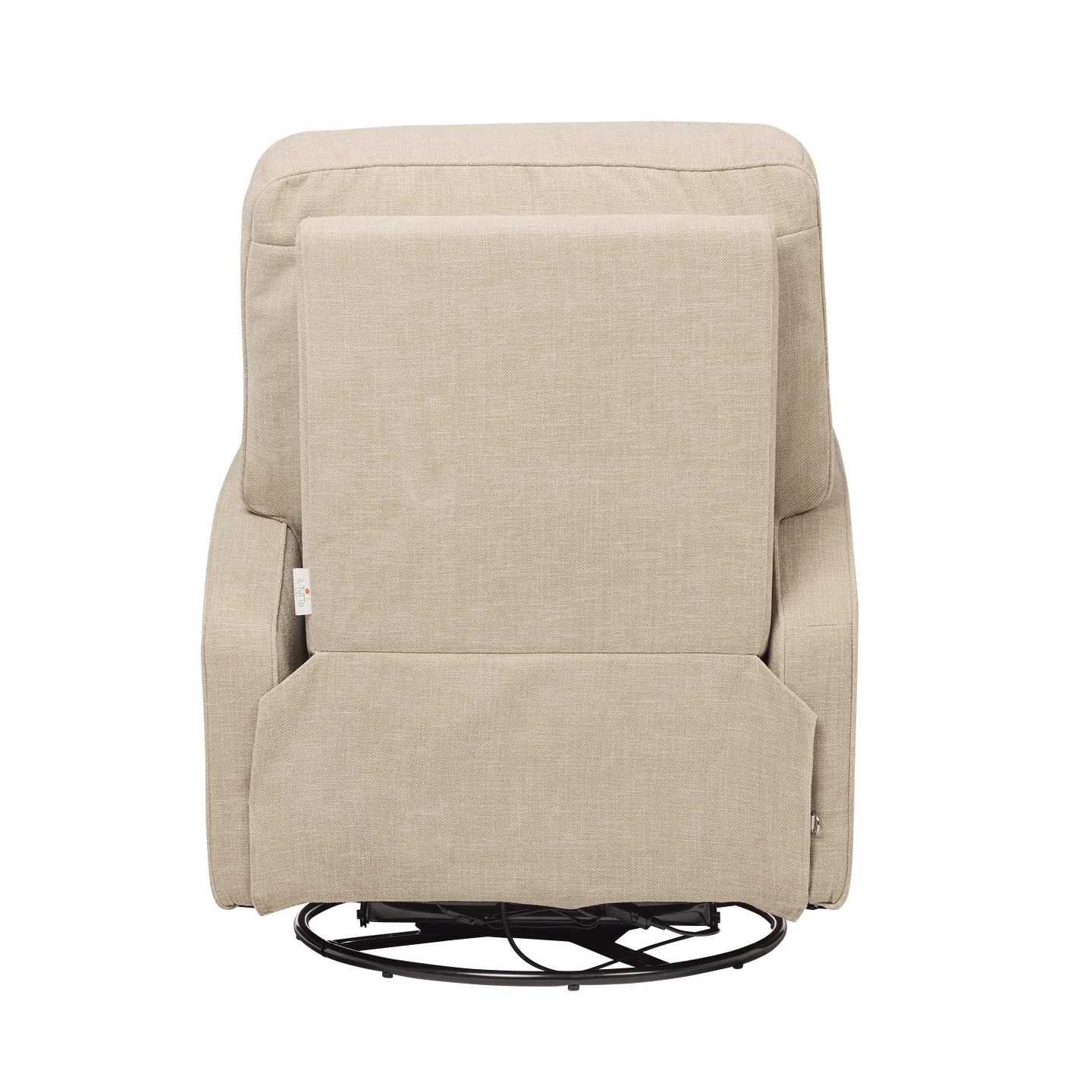 Quinn Electric Recliner Glider Chair with USB in Latté - Image 12