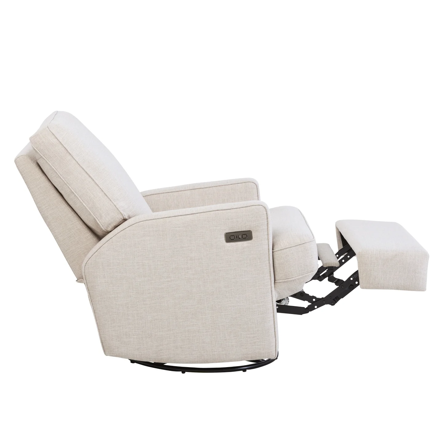 Quinn Electric Recliner Glider Chair with USB in Eggshell - Image 10