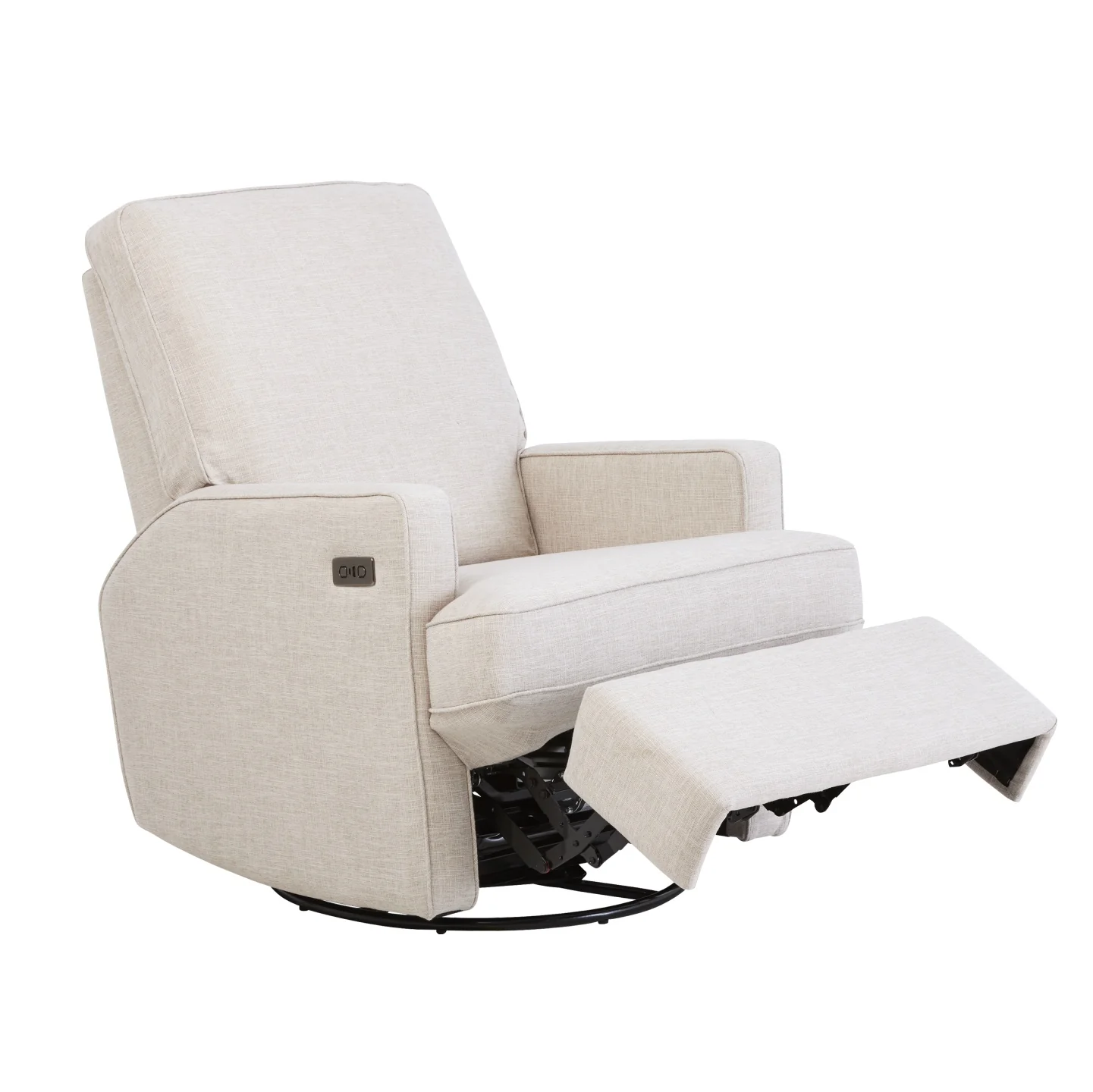 Quinn Electric Recliner Glider Chair with USB in Eggshell - Image 9