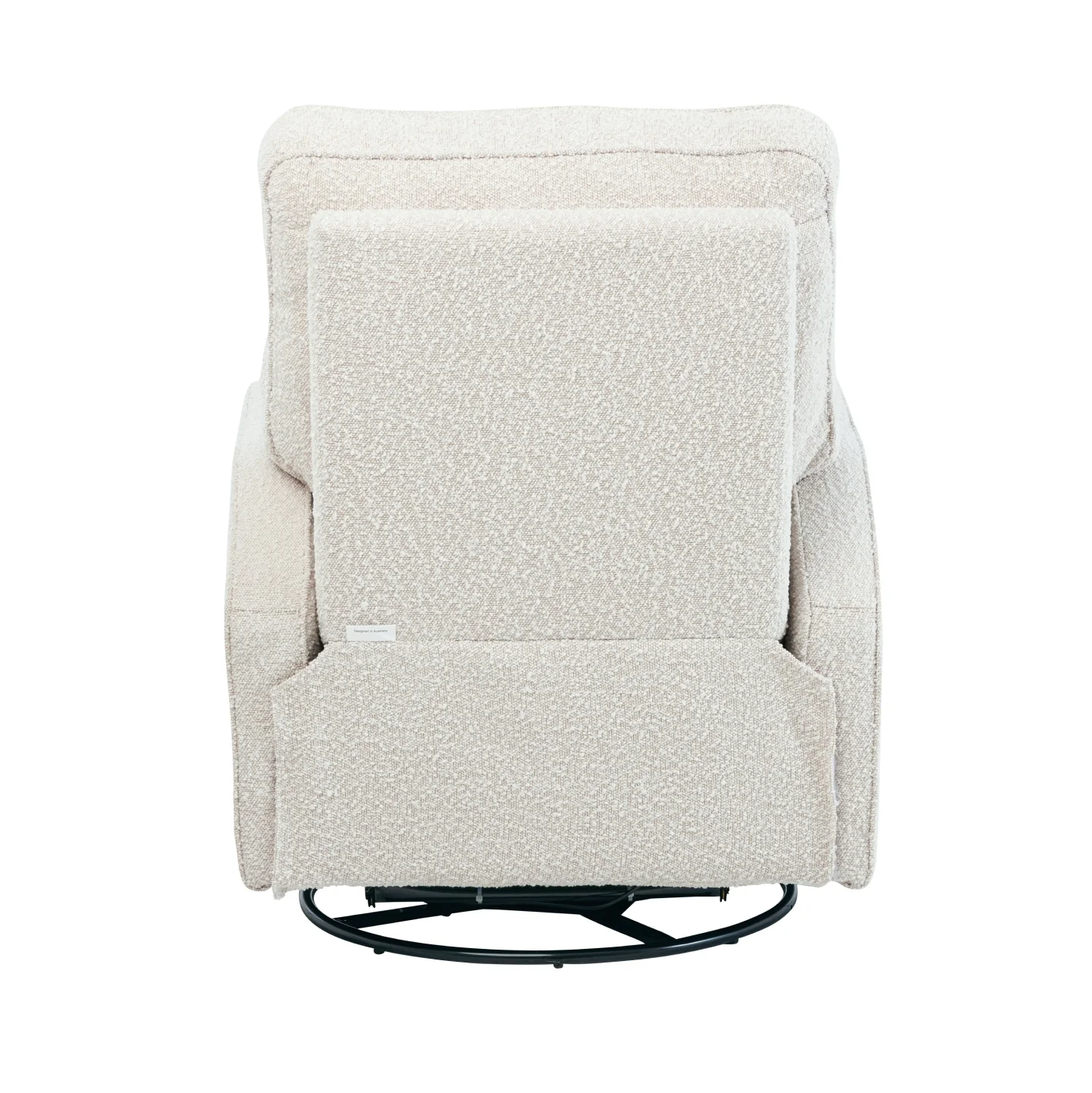 Quinn Electric Recliner Glider Chair with USB in Vanilla Bouclé - Image 12