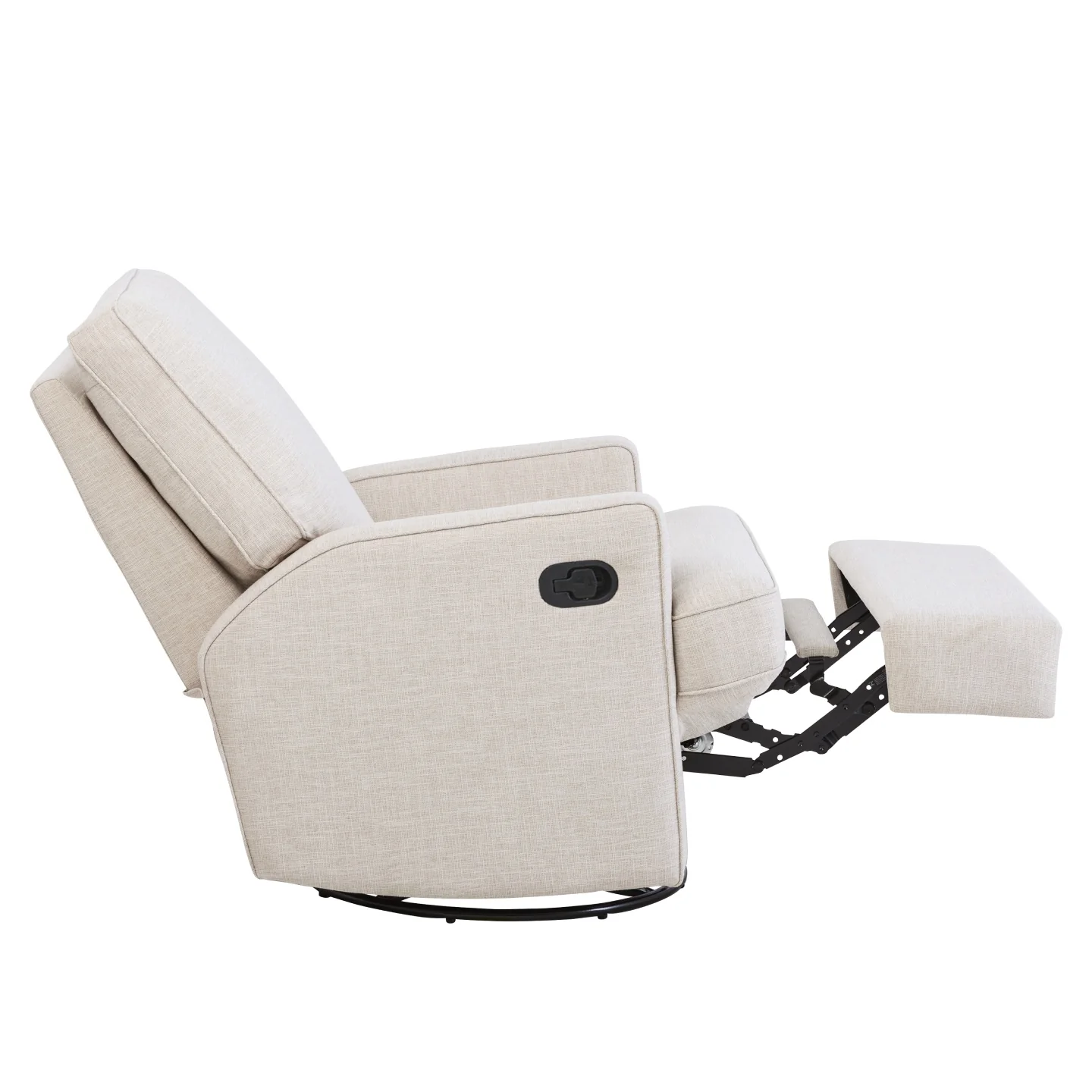 Quinn Recliner Glider Nursery Chair in Eggshell - Image 10