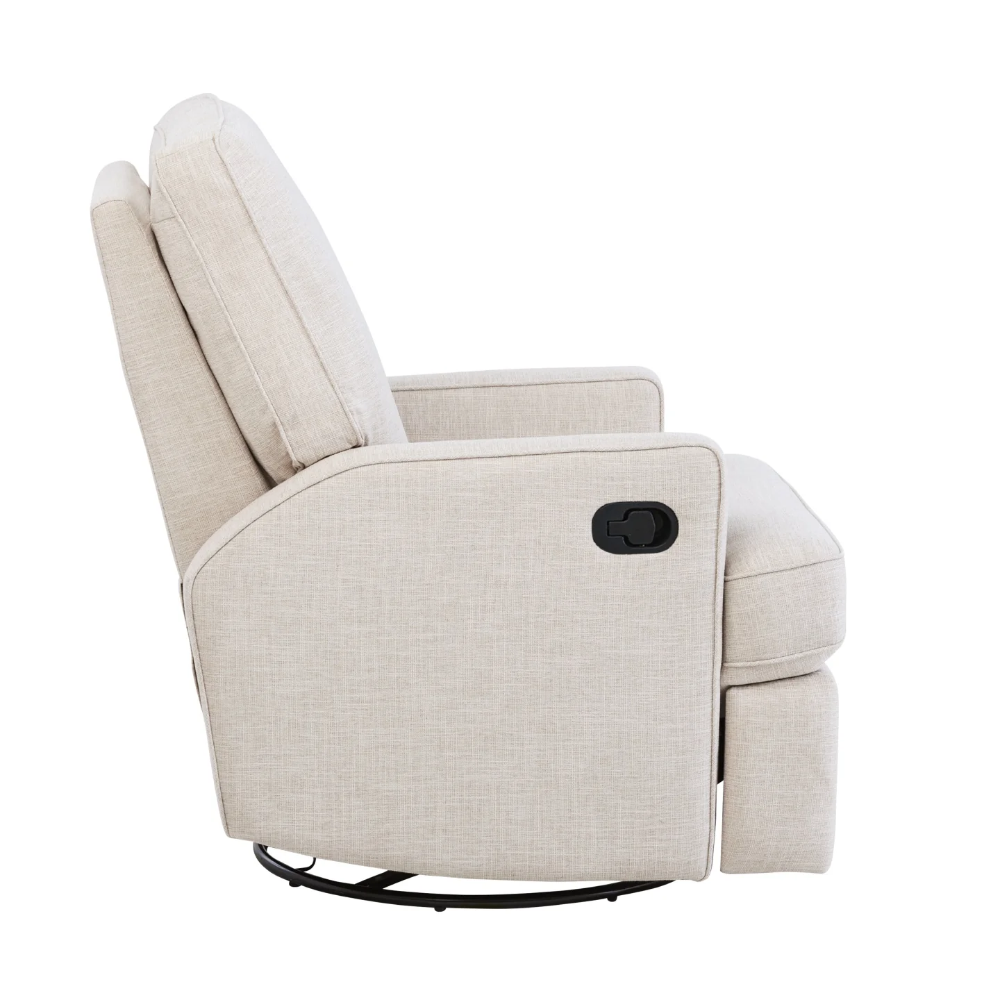 Quinn Recliner Glider Nursery Chair in Eggshell - Image 8