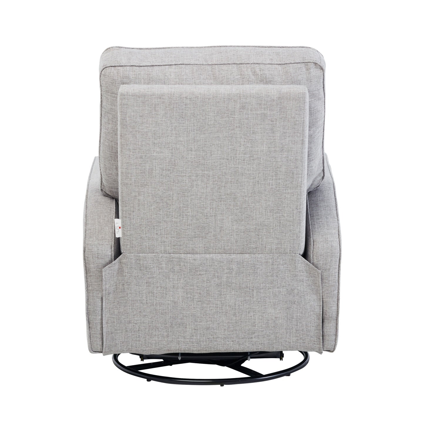Quinn Recliner Glider Nursery Chair in Pure Grey - Image 10
