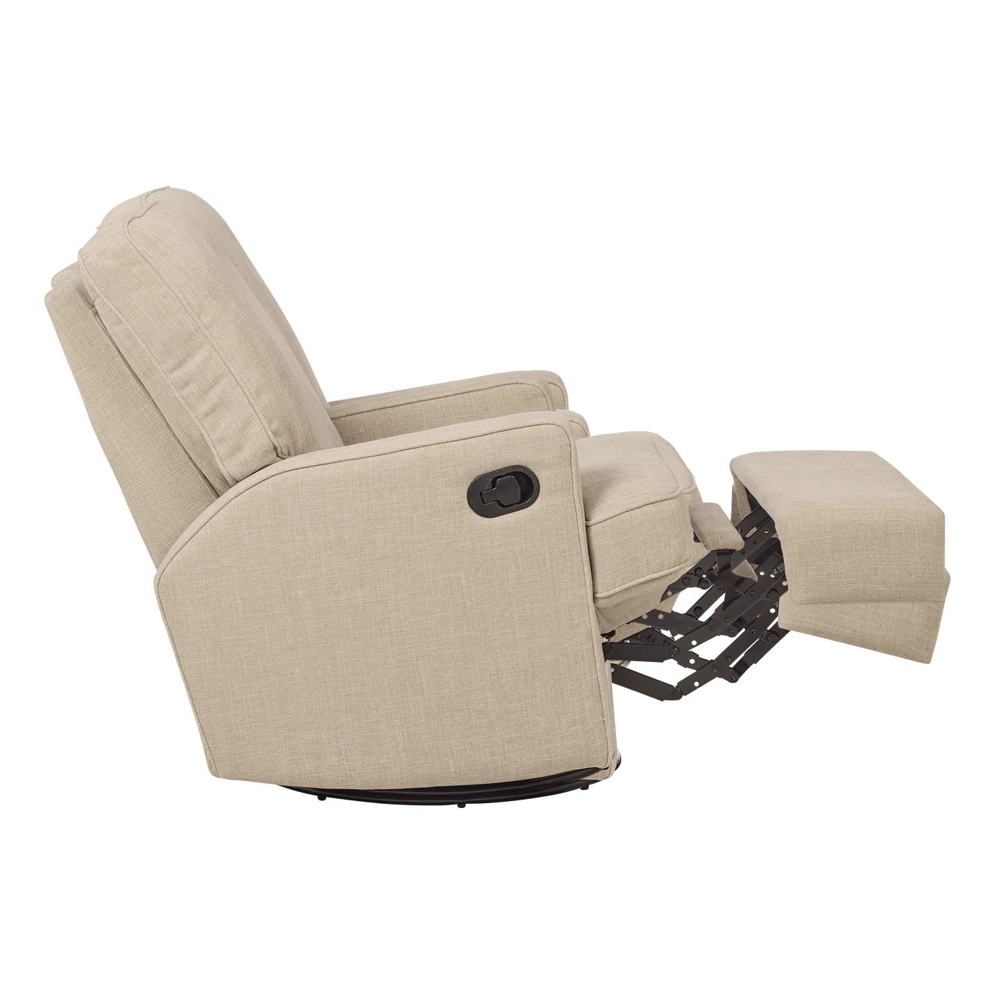 Quinn Recliner Glider Nursery Chair in Latté - Image 10