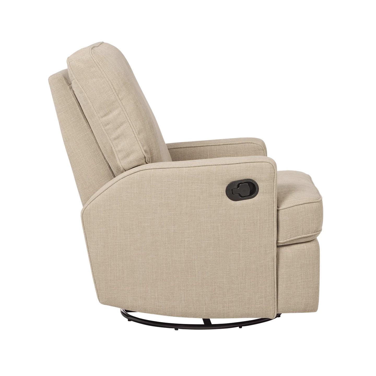 Quinn Recliner Glider Nursery Chair in Latté - Image 8