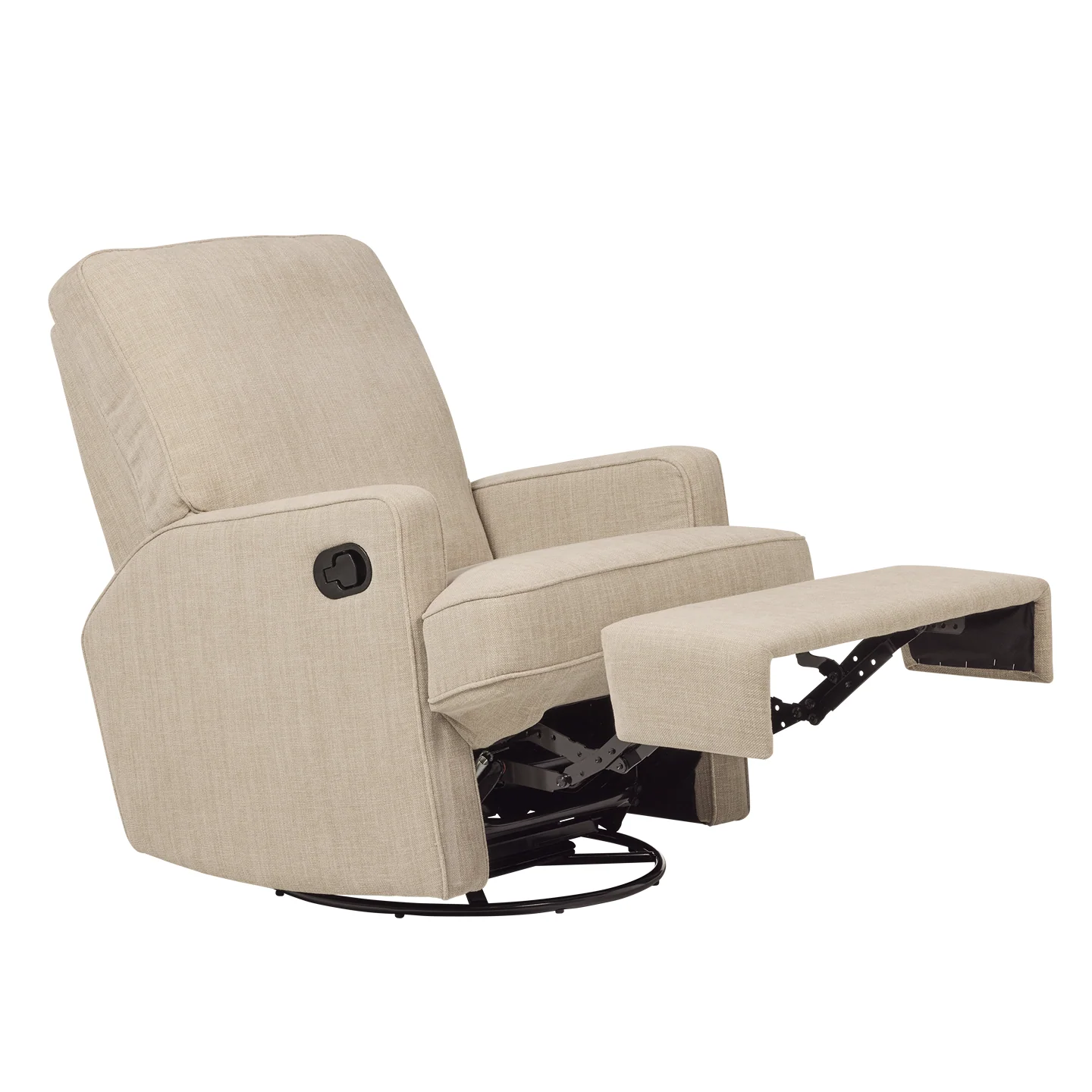 Quinn Recliner Glider Nursery Chair in Latté - Image 9
