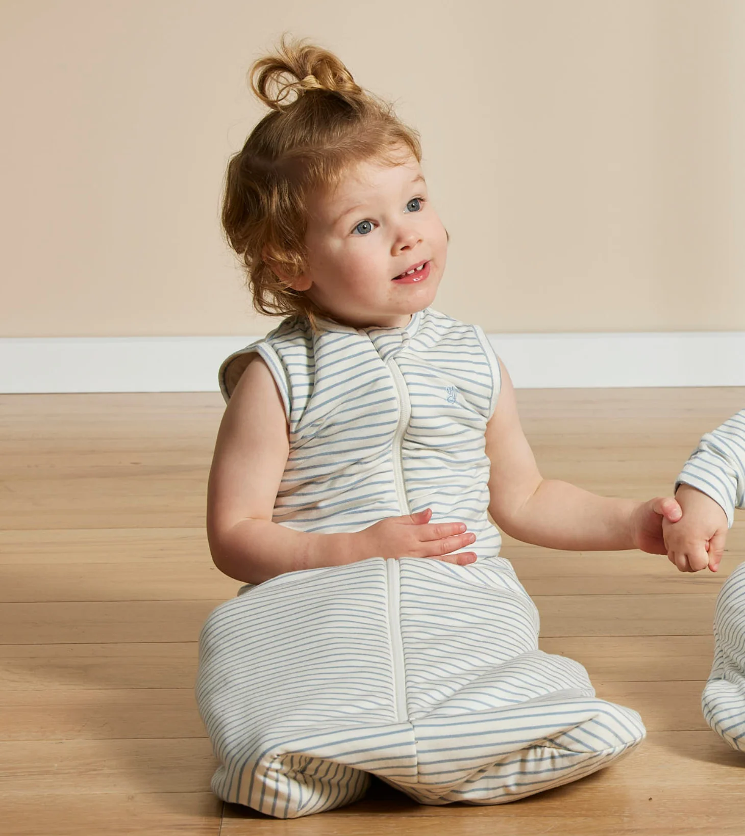 Sleeping Bag in Dusk Blue Stripe | 0.5 TOG - Image 3