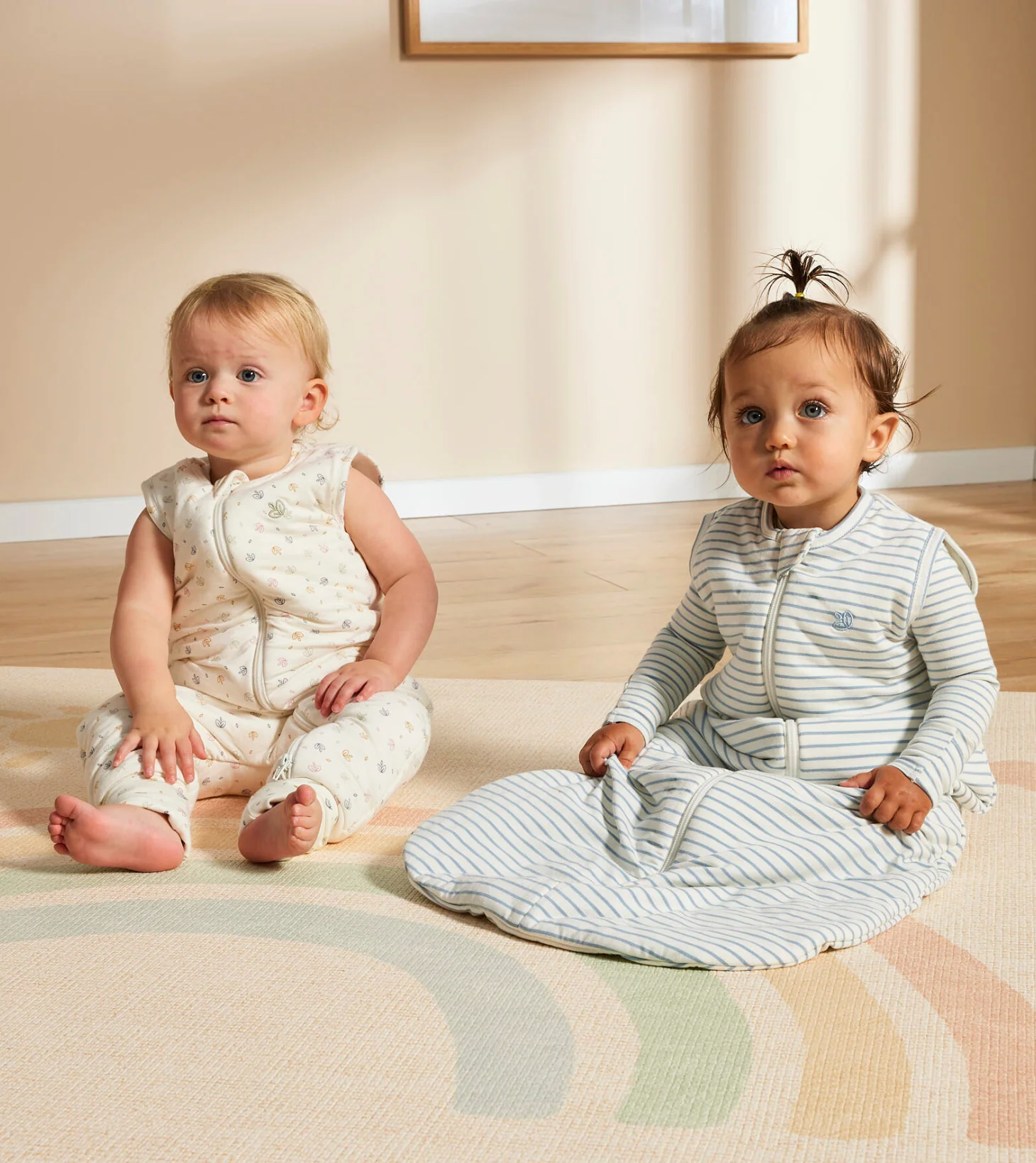 Sleeping Bag in Dusk Blue Stripe | 1.0 TOG - Image 4