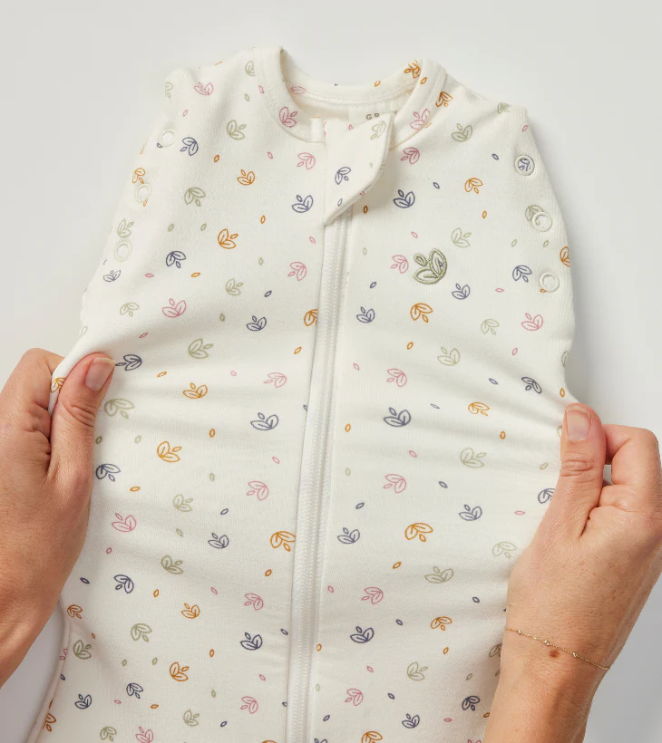 Swaddle Sleeping Bag in Dusk Blue Stripe | 0.5 TOG - Image 7