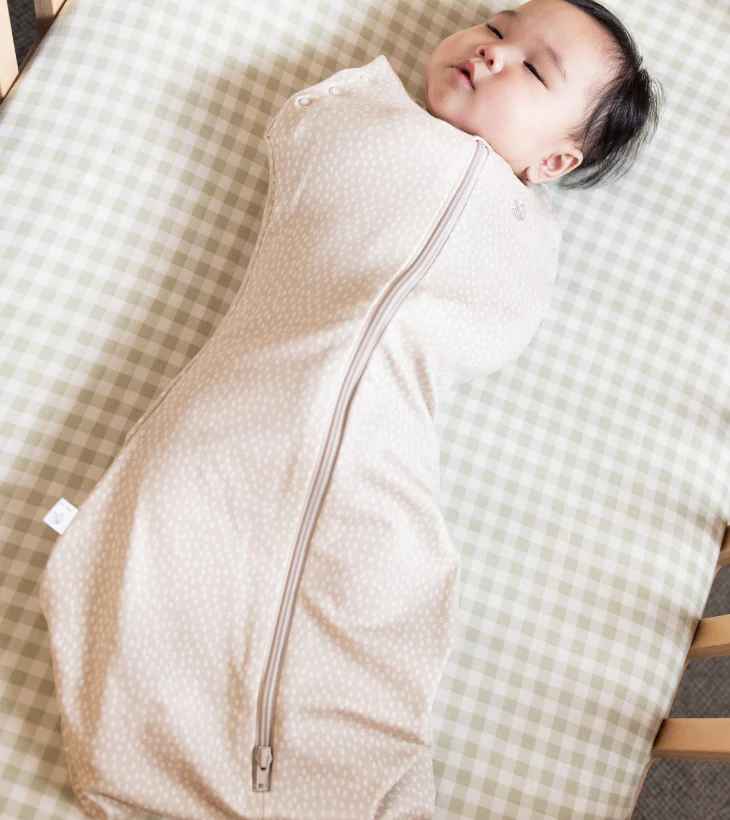 Swaddle Sleeping Bag in Oat Little Pod | 0.5 TOG - Image 16