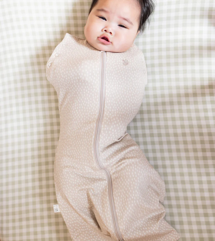 Swaddle Sleeping Bag in Oat Little Pod | 0.5 TOG - Image 17