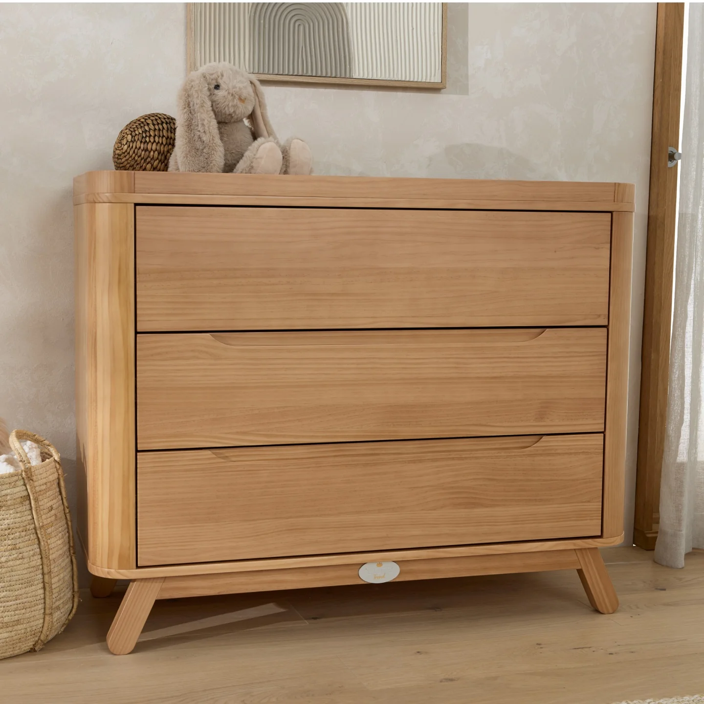 Theo Sustainable Timber Chest & Changer in Natural - Image 4