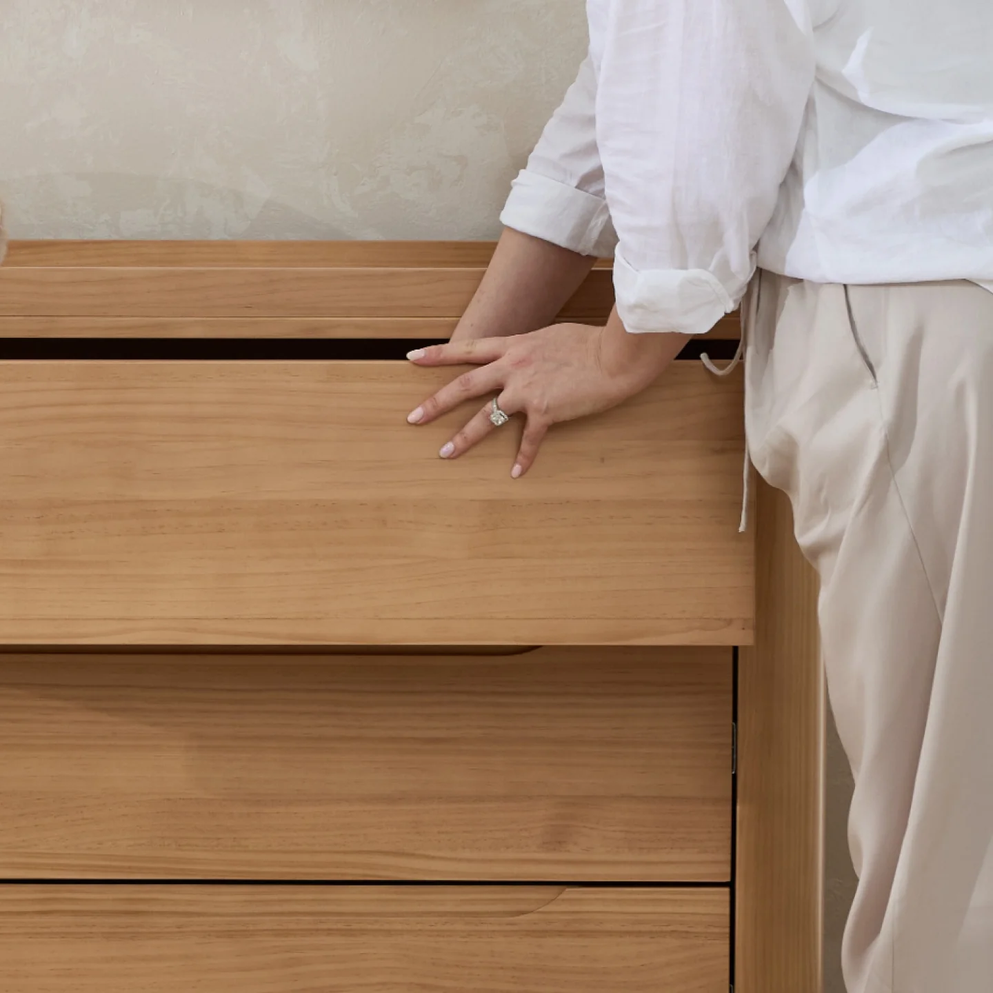 Theo Sustainable Timber Chest & Changer in Natural - Image 8