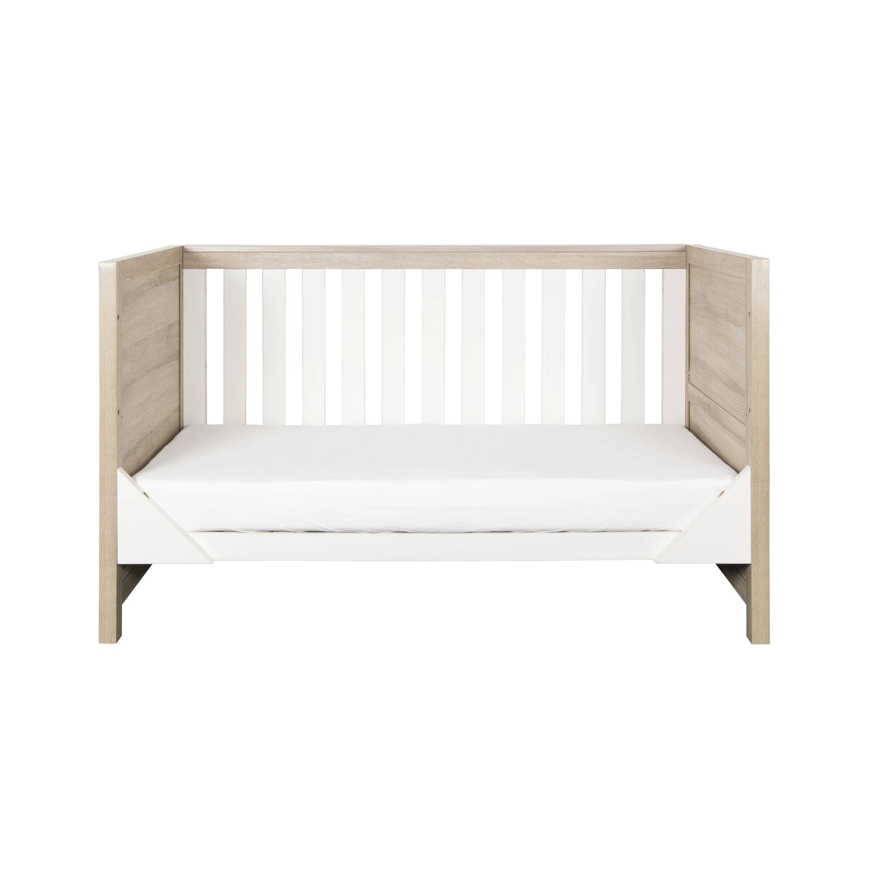 Tutti Bambini Modena 3 in 1 Cot bed in White/Oak - Image 10