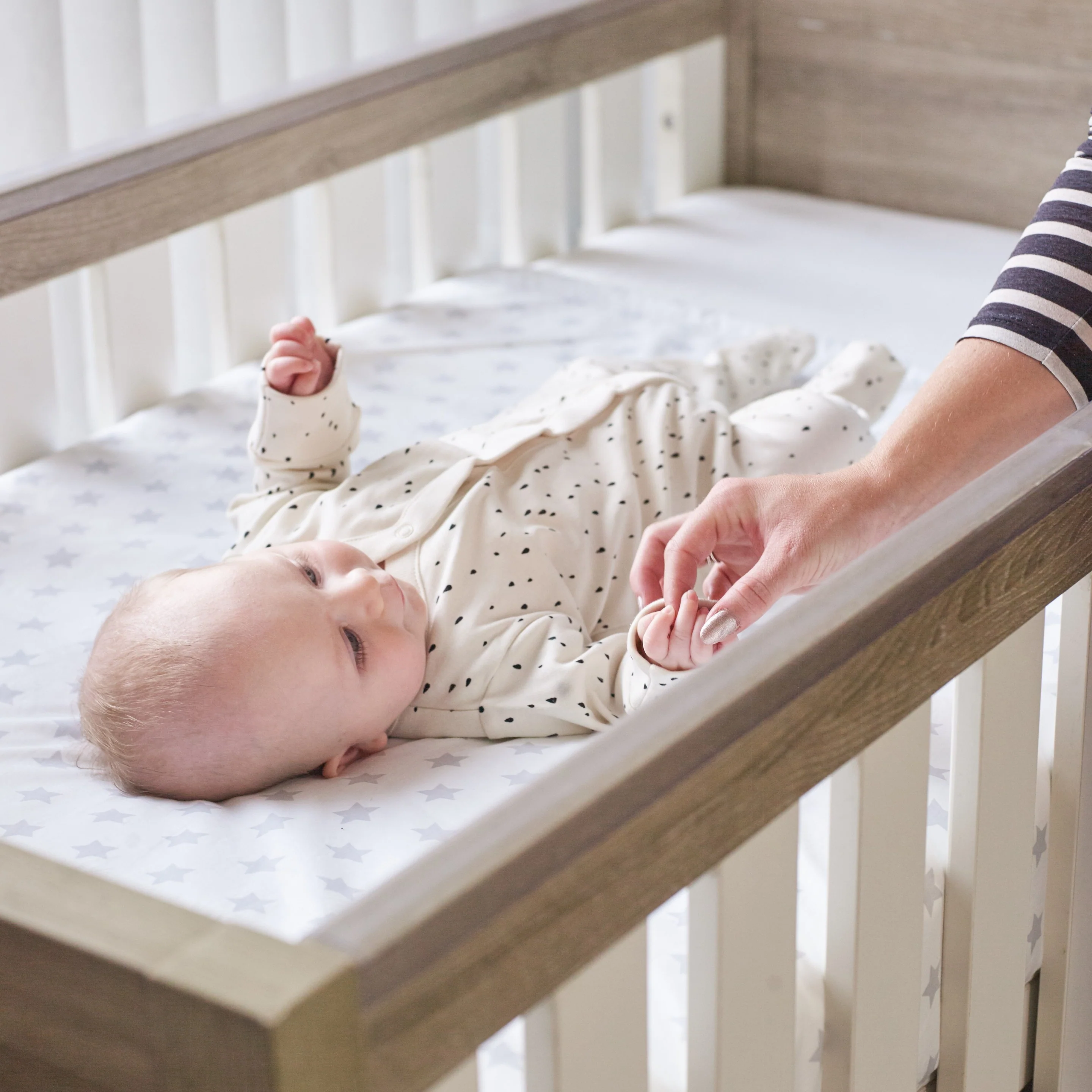 Tutti Bambini Modena 3 in 1 Cot bed in White/Oak - Image 5