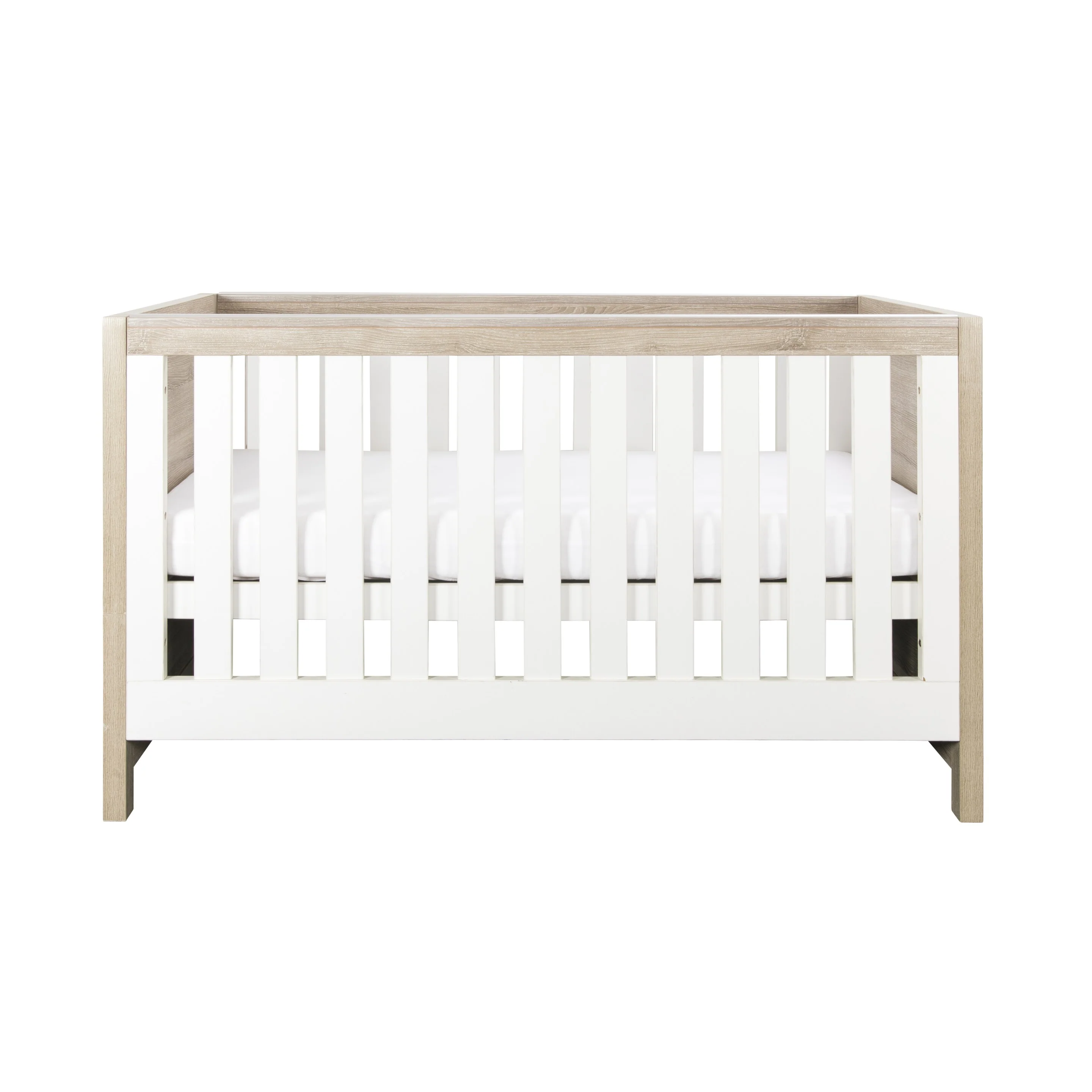 Tutti Bambini Modena 3 in 1 Cot bed in White/Oak - Image 9