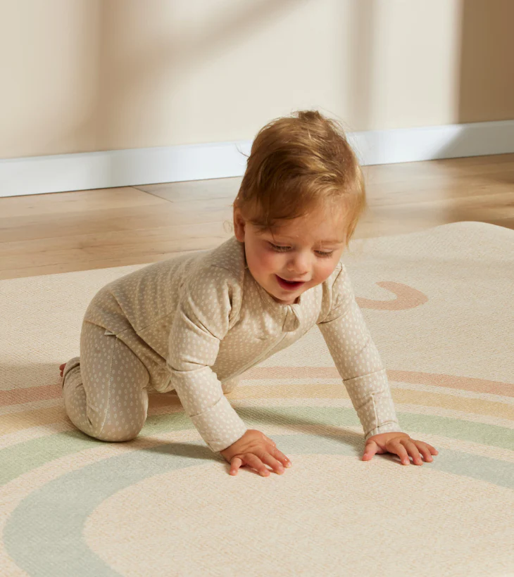 Warm Zippee Baby Romper in Oat Little Pod - Image 5